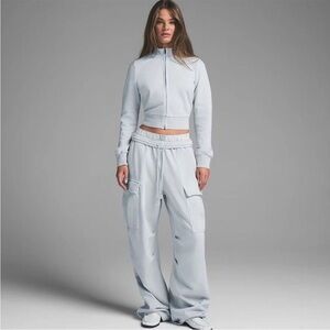 Skims boyfriend fleece set -zen